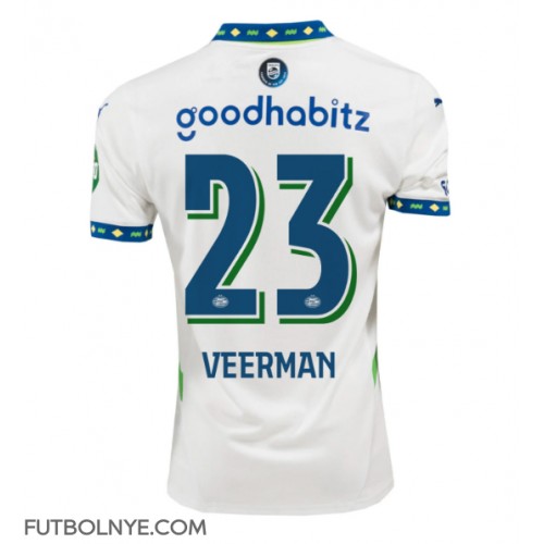 Camiseta PSV Eindhoven Joey Veerman #23 Tercera Equipación 2024-25 manga corta